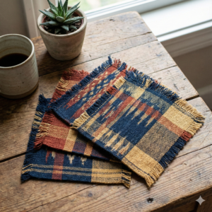 Handwoven Tenun Coasters